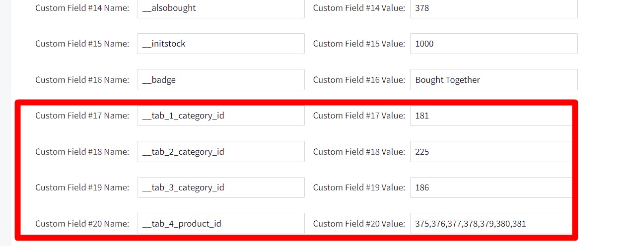 add custom fields